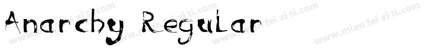 Anarchy Regular字体转换